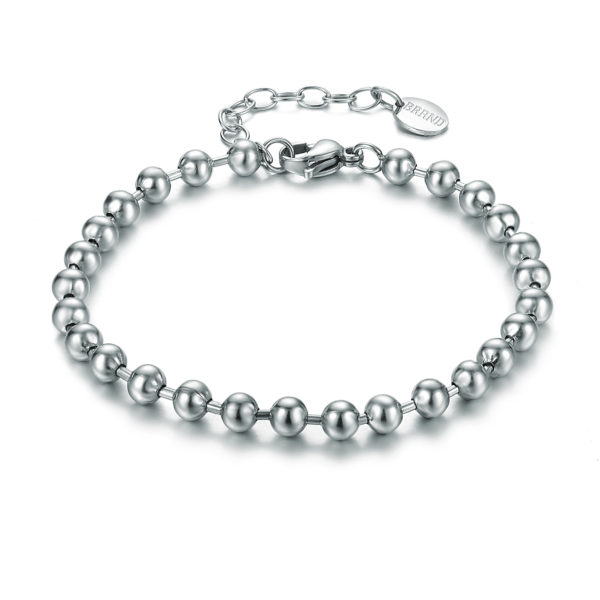 BRACCIALE CON PICCOLE SFERE ARGENTO