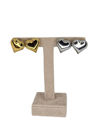 ORECCHINI CUORE BOMBATO