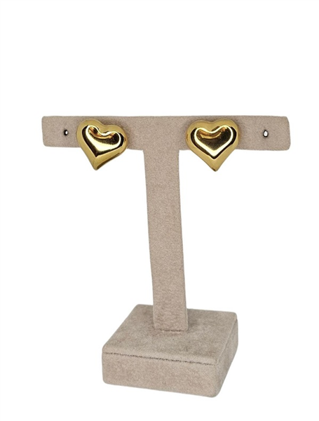 ORECCHINI CUORE BOMBATO