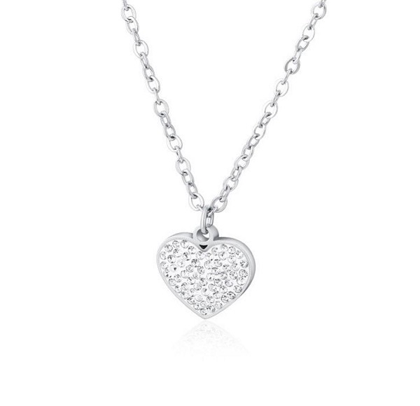 COLLANA CUORE CRISTALLI