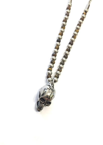 BRACCIALE SKULL STONE