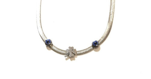 BRACCIALE SNAKE QUADRIFOGLIO