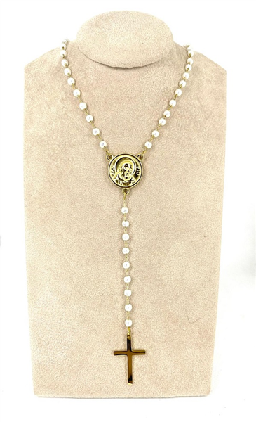 COLLANA ROSARIO PERLE