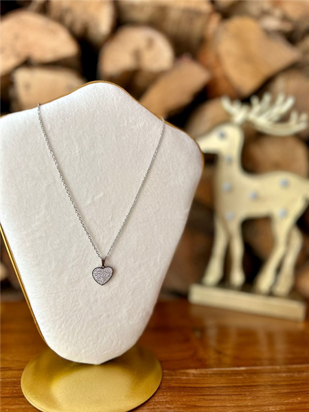 COLLANA CUORE STRASS