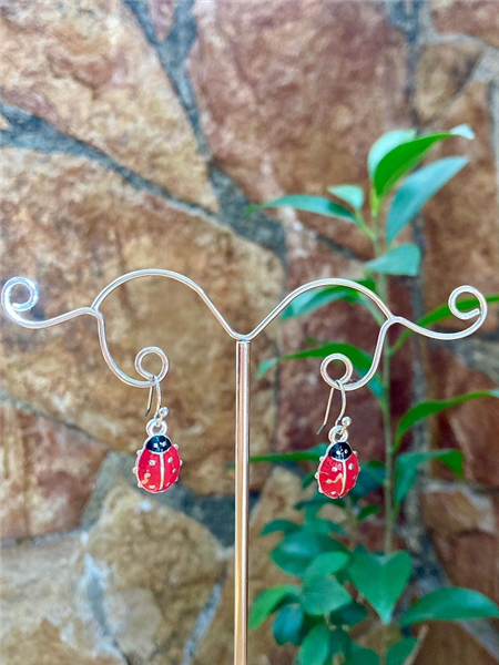 ORECCHINI COCCINELLE