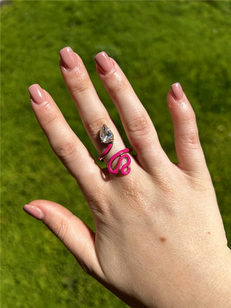 ANELLO MEDUSA ROSA