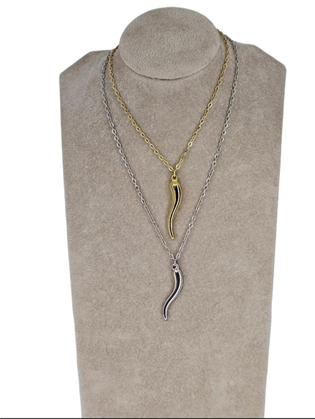 COLLANA CORNO SEMPLICE