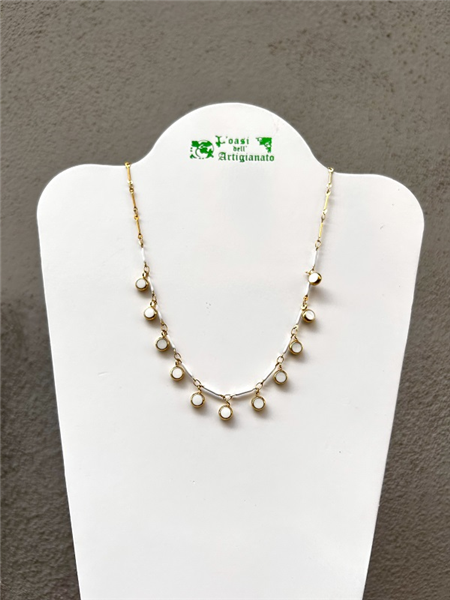 COLLANA MADEIRA BIANCA
