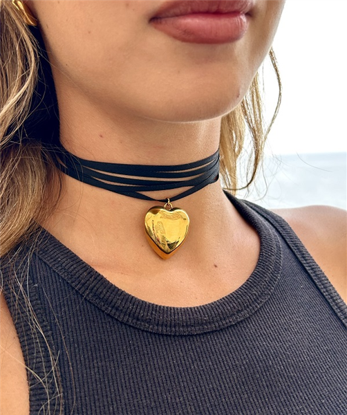 CHOKER LOVE ORO