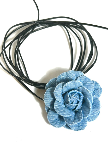 CHOKER JEANS CHIARO