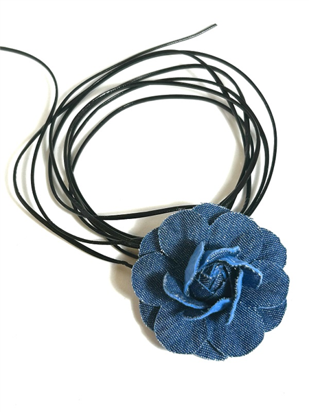 CHOKER JEANS SCURO