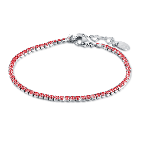 BRACCIALE TENNIS ROSSO