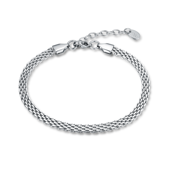 BRACCIALE MESH ARGENTO