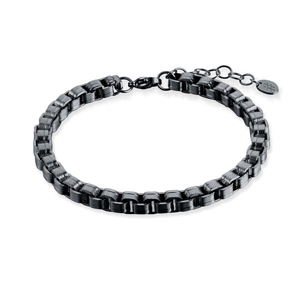 BRACCIALE SQUARE NERO