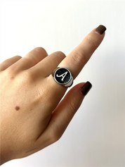 ANELLO CON LETTERA