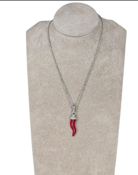 COLLANA CORNO ZIRCONATO