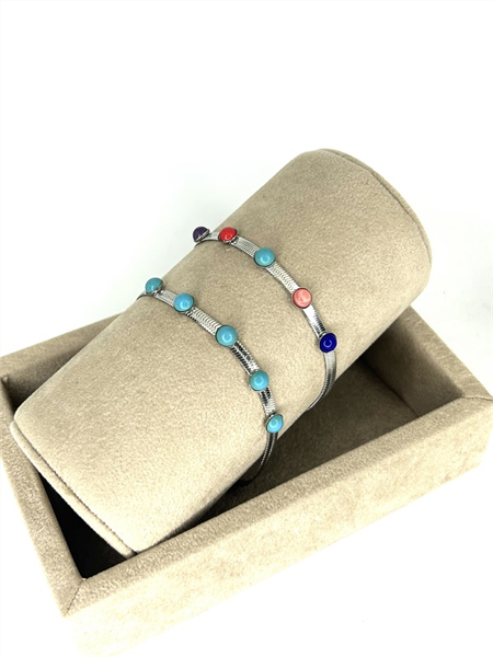 BRACCIALE SNAKE PIETRE