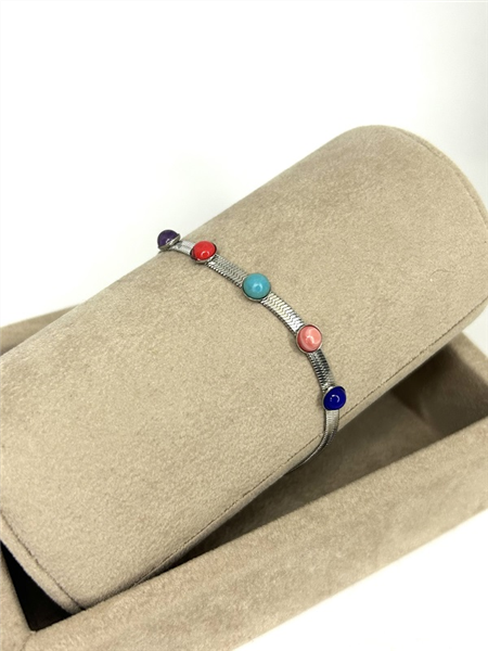 BRACCIALE SNAKE PIETRE