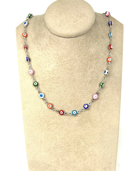COLLANA OCCHI COLORATI