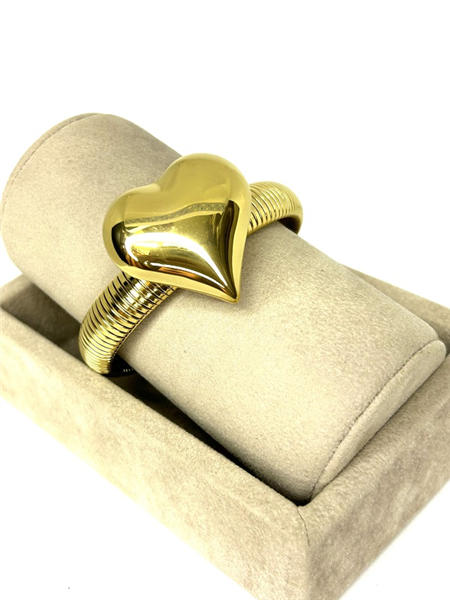 BRACCIALE RIGIDO CUORE BIG