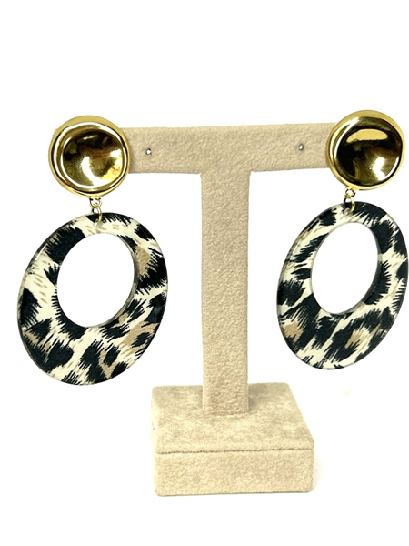 ORECCHINI LEOPARD
