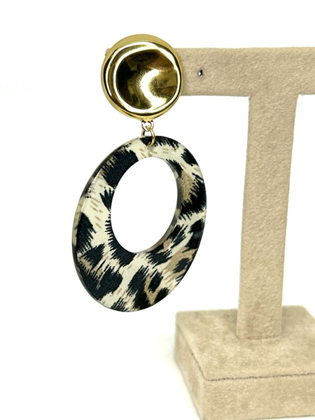 ORECCHINI LEOPARD