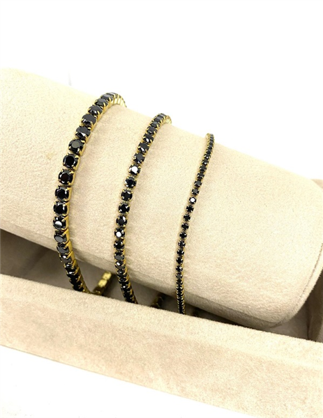 BRACCIALE TENNIS BLACK
