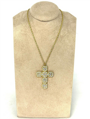 COLLANA CROCE ZIRCONI