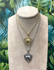 COLLANA CUORE SACRO FLOREALE