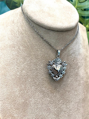 COLLANA CUORE SACRO FLOREALE