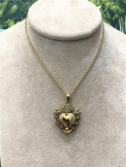COLLANA CUORE SACRO FLOREALE