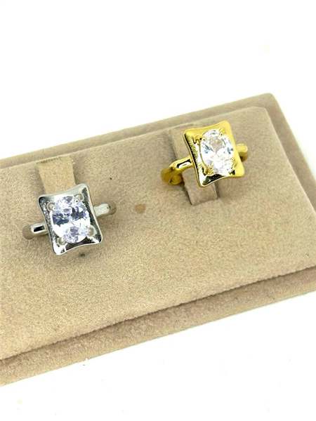 ANELLO SQUARE STRASS
