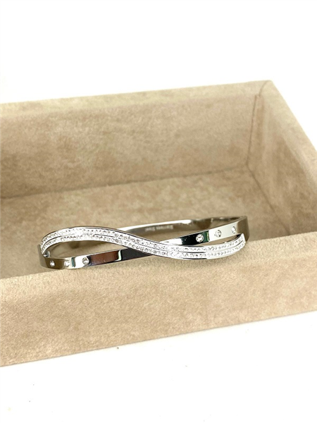 BRACCIALE INCROCIO STRASS