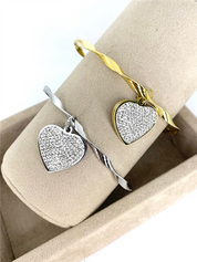 BRACCIALE RIGIDO CUORE