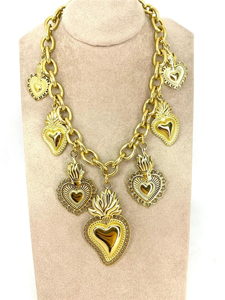 COLLANA CUORI SACRI