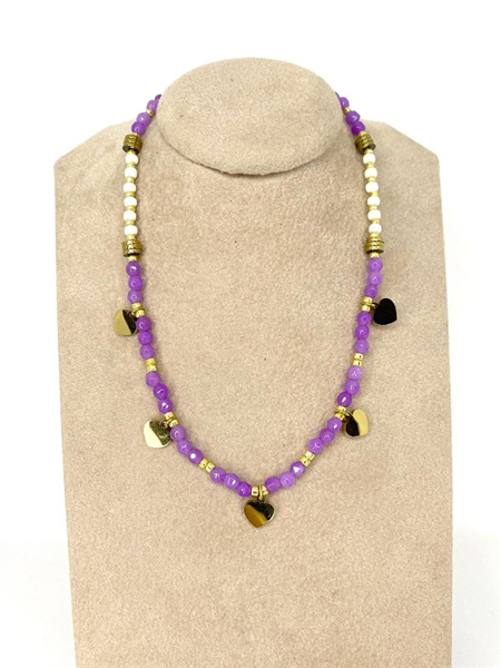 COLLANA PURPLE HEARTS