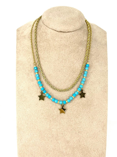 COLLANA BLUE STARS