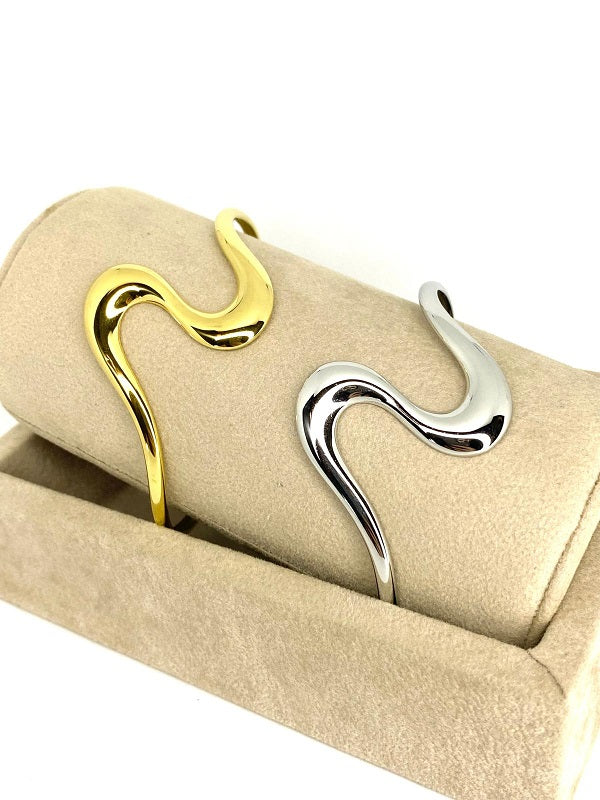 Bracciale Rigido Onda