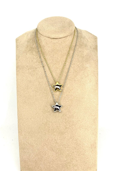 COLLANA STELLINA BOMBATA