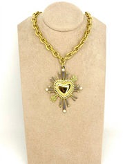 COLLANA CUORE RAGGI