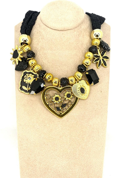 COLLANA LACE HEART
