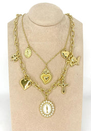 Collana Charms E Madonnina