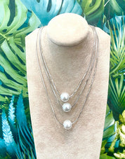 Collana Tre Fili Perle
