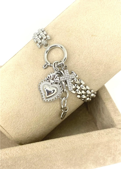 BRACCIALE CHAIN HEART