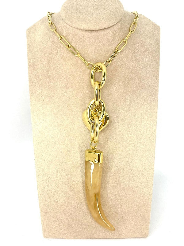 Collana Corno E Cuore