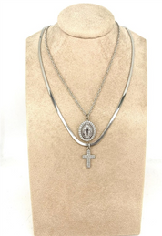 COLLANA DOPPIO FILO SAINT