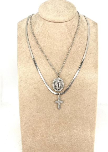 COLLANA DOPPIO FILO SAINT