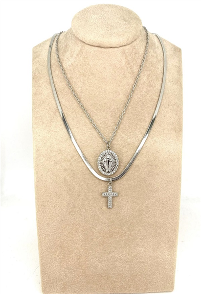 COLLANA DOPPIO FILO SAINT