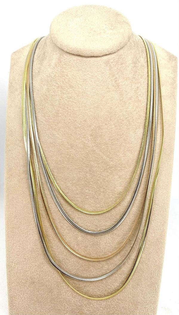 Collana 5 Fili Snake
