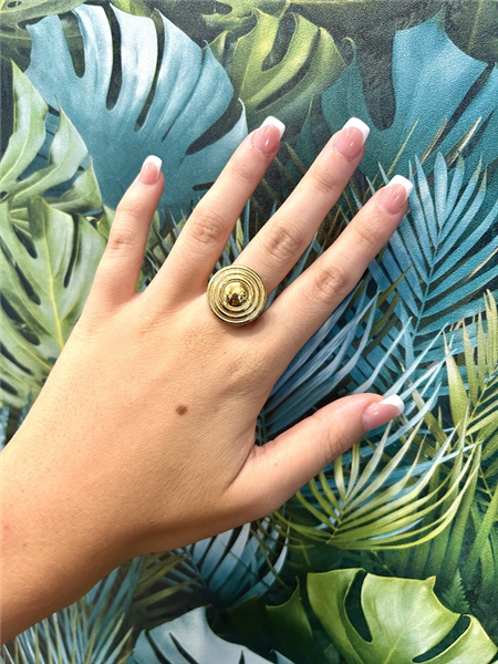ANELLO SPIRALE ORO